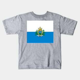 San Marino flag Kids T-Shirt